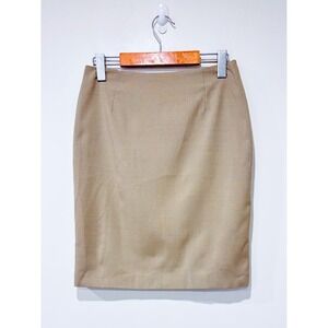 TRISTAN Beige pencil skirt | Classic office minimal | Size 4